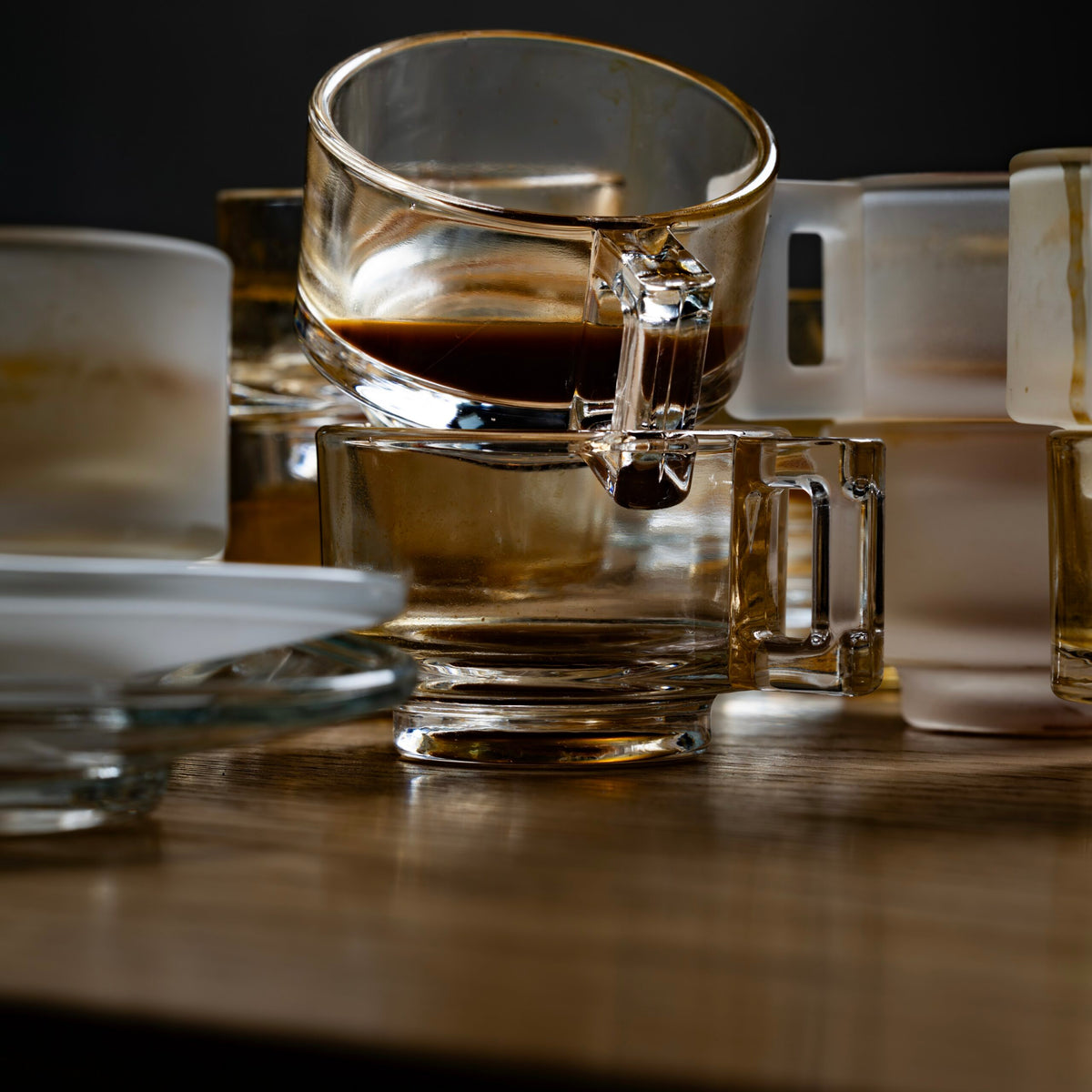 Arno Glass Espresso Cup & Saucer
