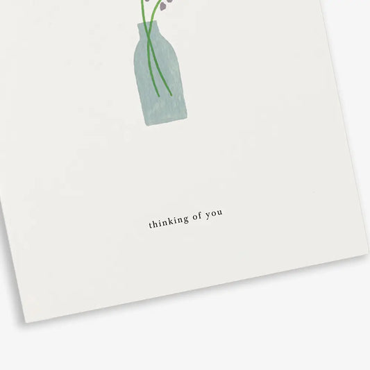 Flower Vase Card (thinking of you)