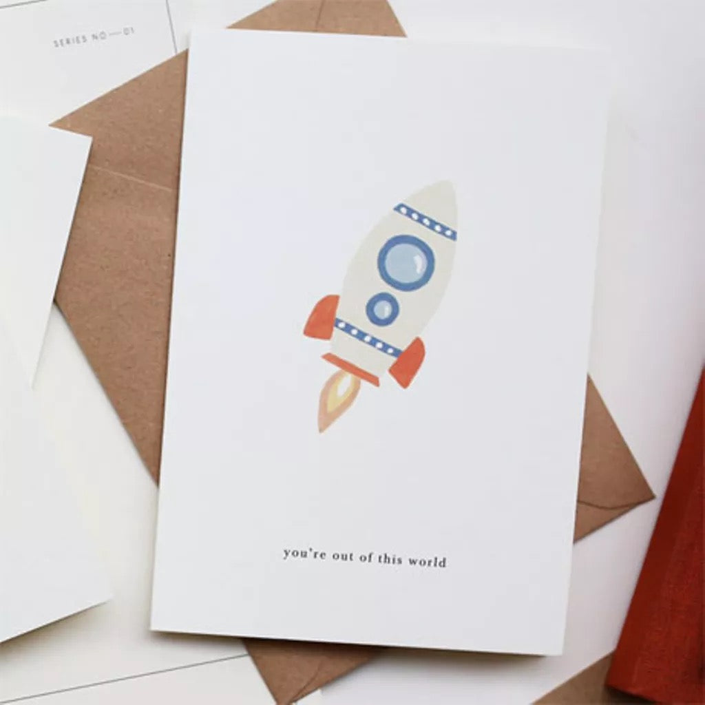 Rocket Card (you're out of this world)