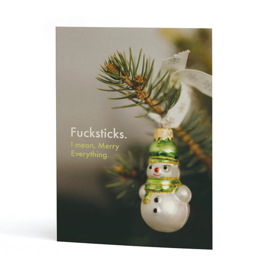 F*cksticks Christmas Card