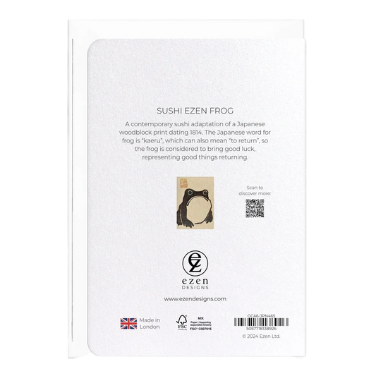 Sushi Ezen Frog Card