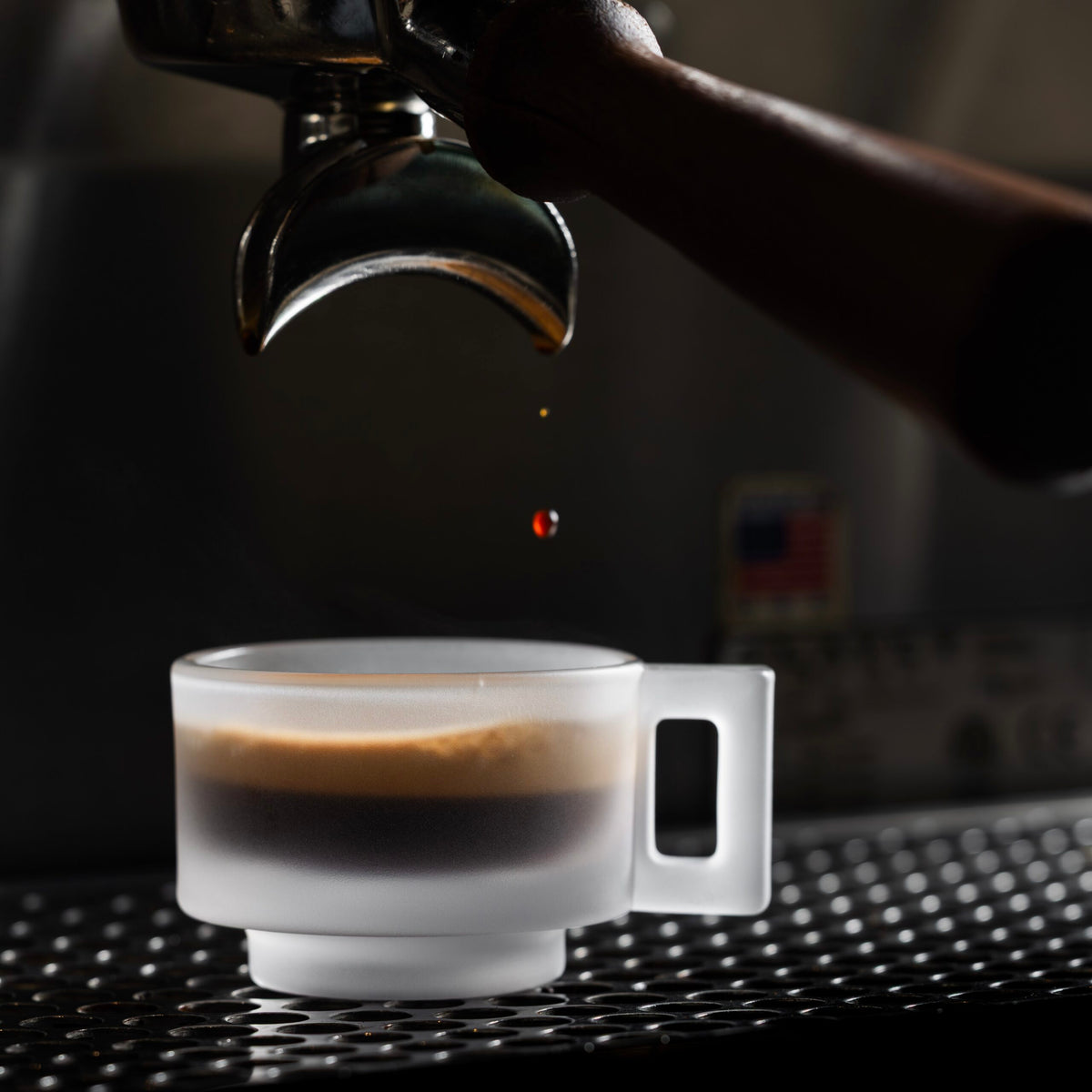 Arno Glass Espresso Cup & Saucer