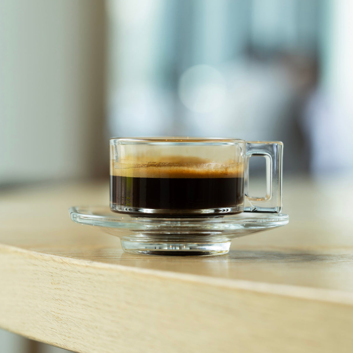 Arno Glass Espresso Cup & Saucer