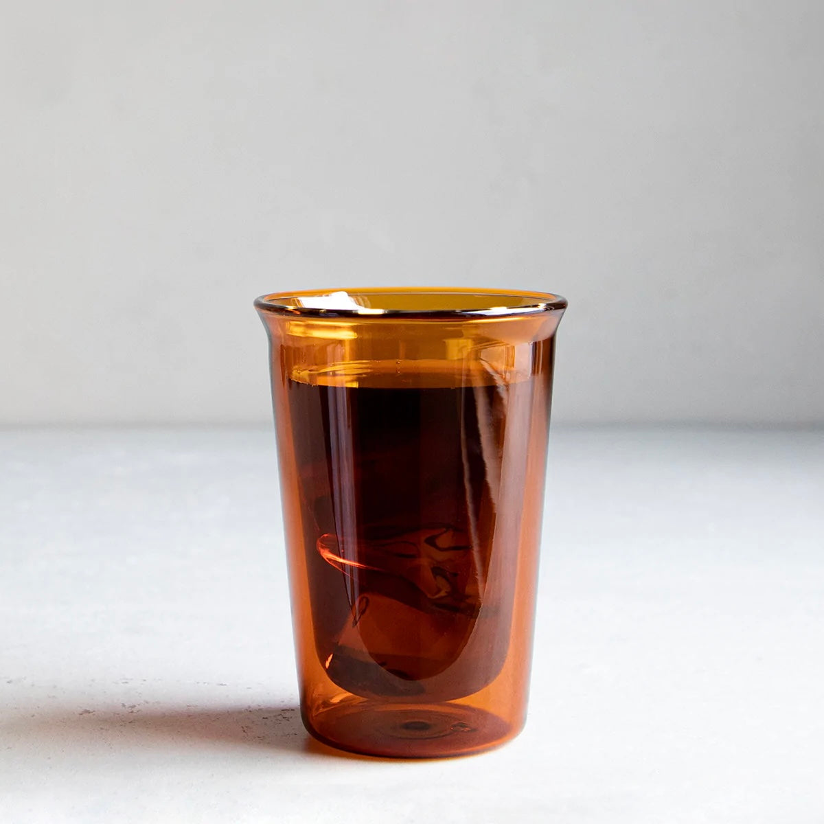 Kinto Cast Amber Double Wall Glass