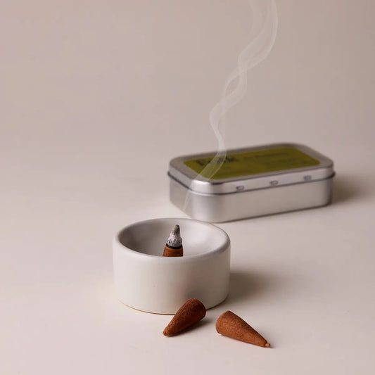 Field Day Stoneware Incense Holder