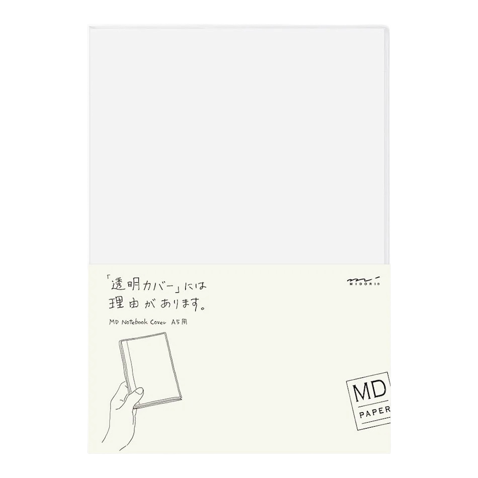 MD Product Notebook Cover A5 Clear