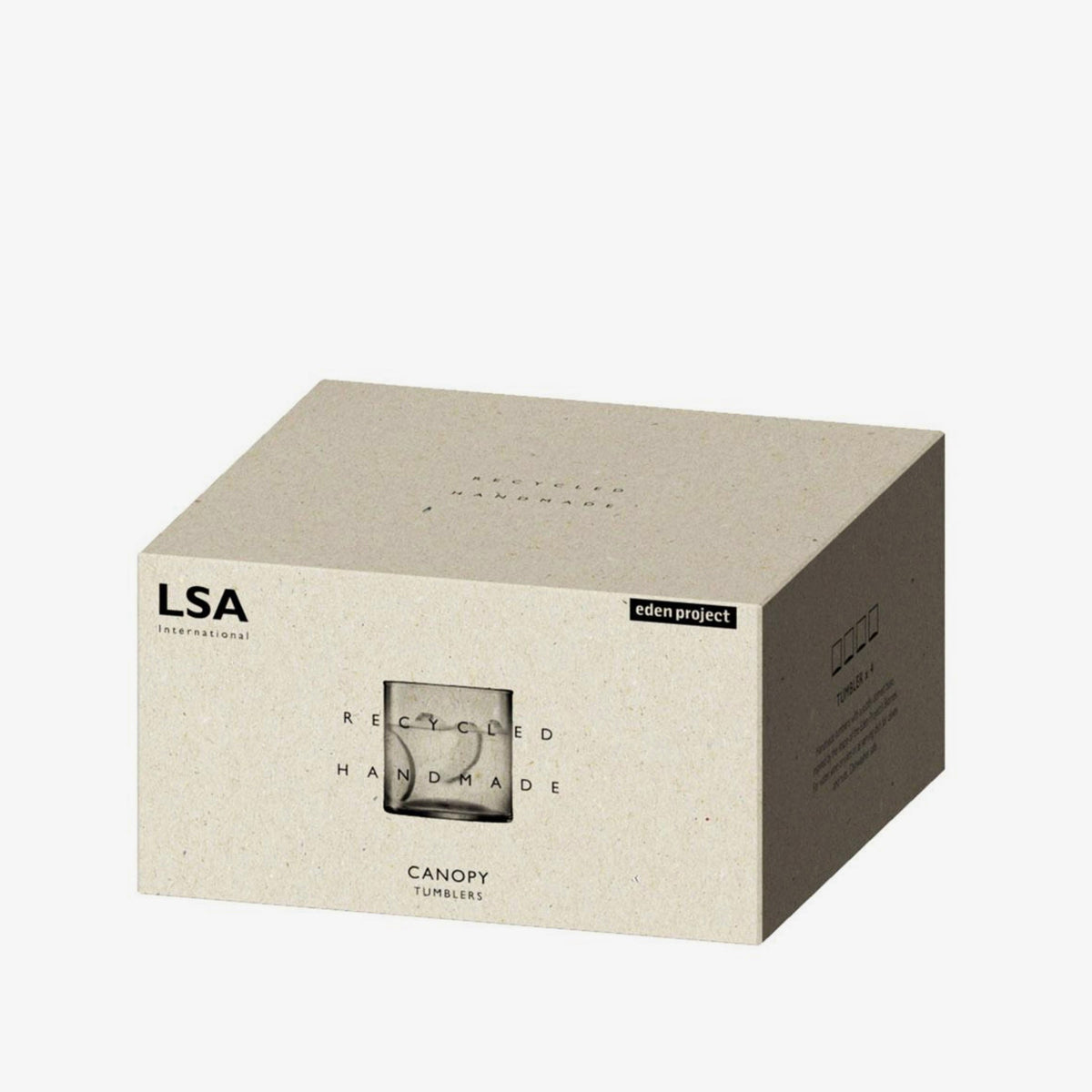
LSA Canopy Low Tumbler 270ml - Set of 4