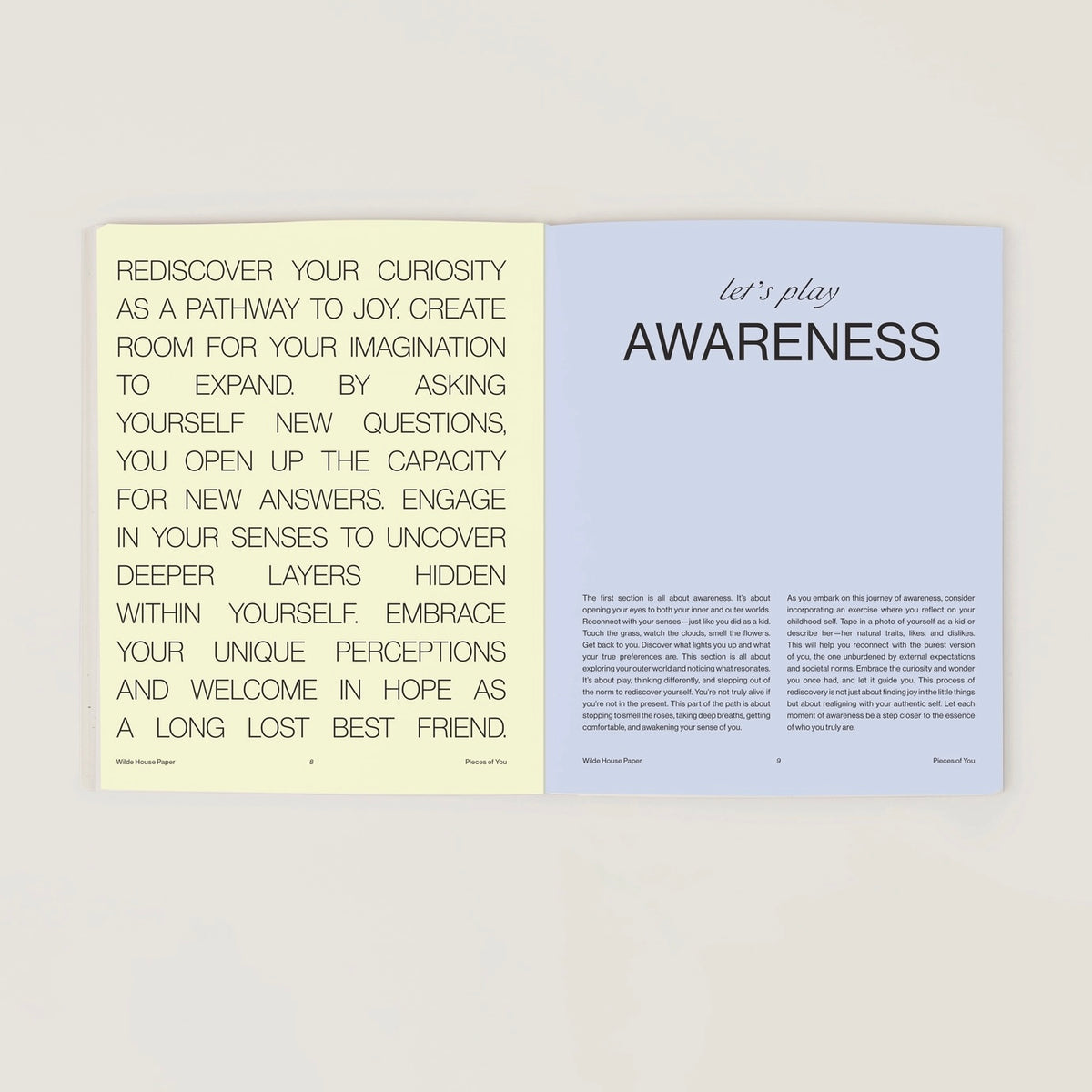 Wilde House Paper Pieces of You Journal