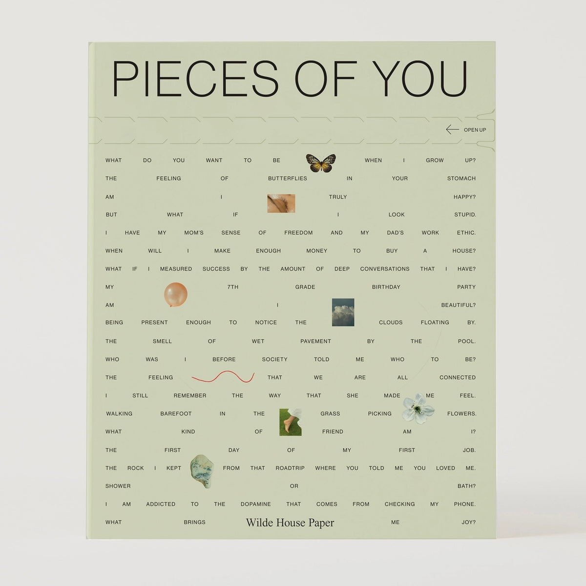 Wilde House Paper Pieces of You Journal