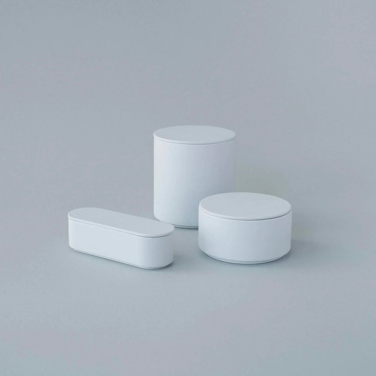 1616 / arita japan Scent by TY Oval Container Grey