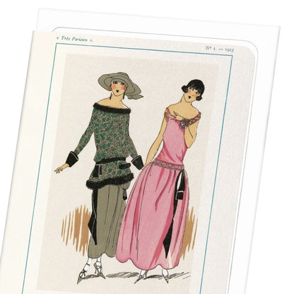 Très Parisien Tissus Et Rubans (1923) Card