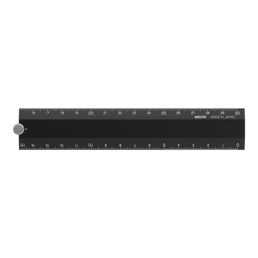 Midori Aluminium Multiple Ruler 30cm