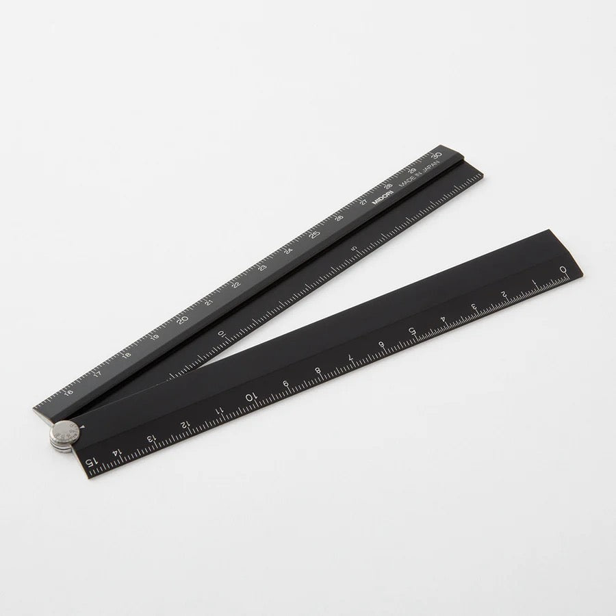 Midori Aluminium Multiple Ruler 30cm