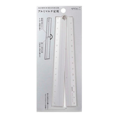 Midori Aluminium Multiple Ruler 30cm