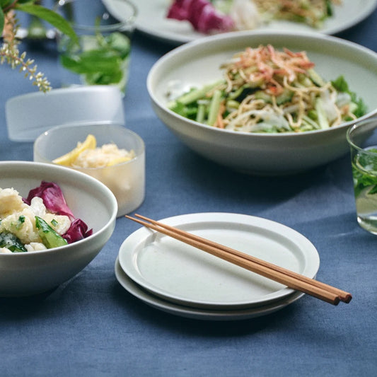 Kinto Lin Plate Earth Grey