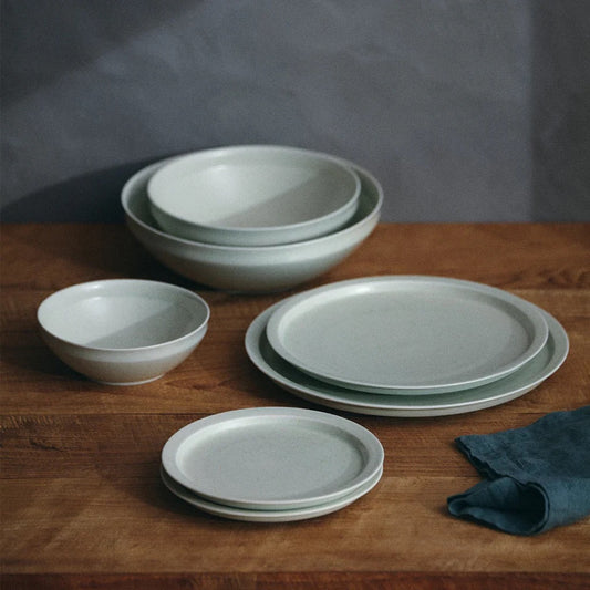 Kinto Lin Plate Earth Grey