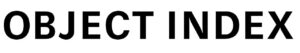 Object Index