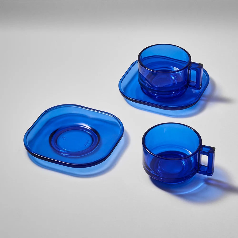 Arno Glass Cup & Saucer