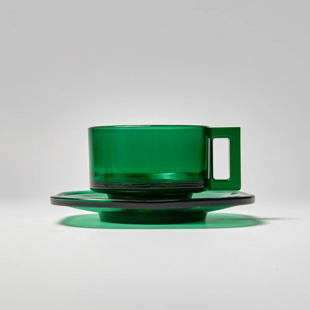 Arno Glass Cup & Saucer