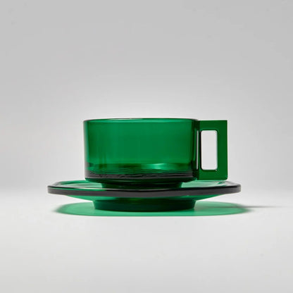 Arno Glass Cup & Saucer