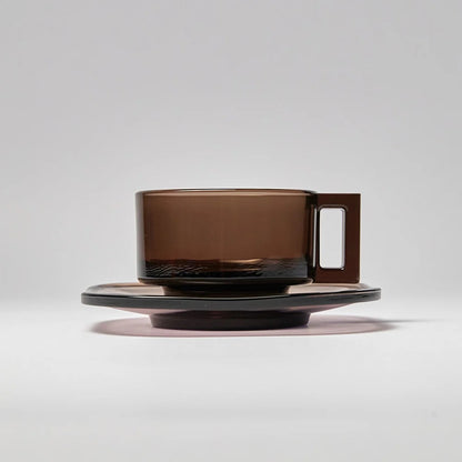 Arno Glass Cup & Saucer