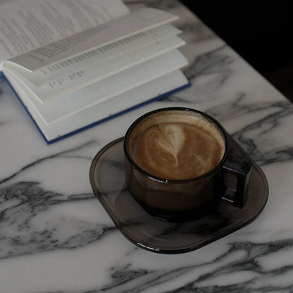 Arno Glass Cup & Saucer