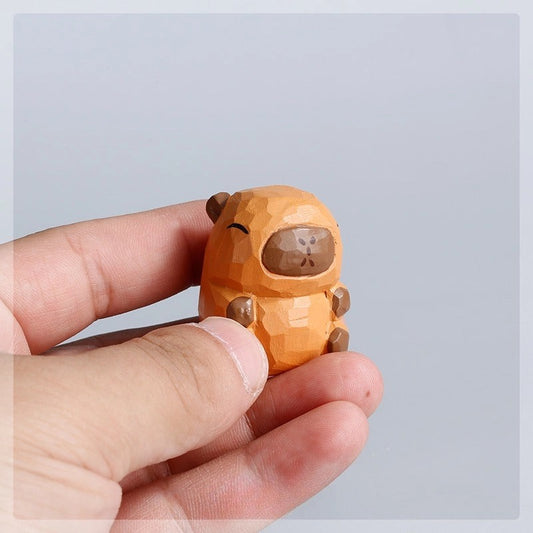 Gohobi Capybara Sitting Tea Pet