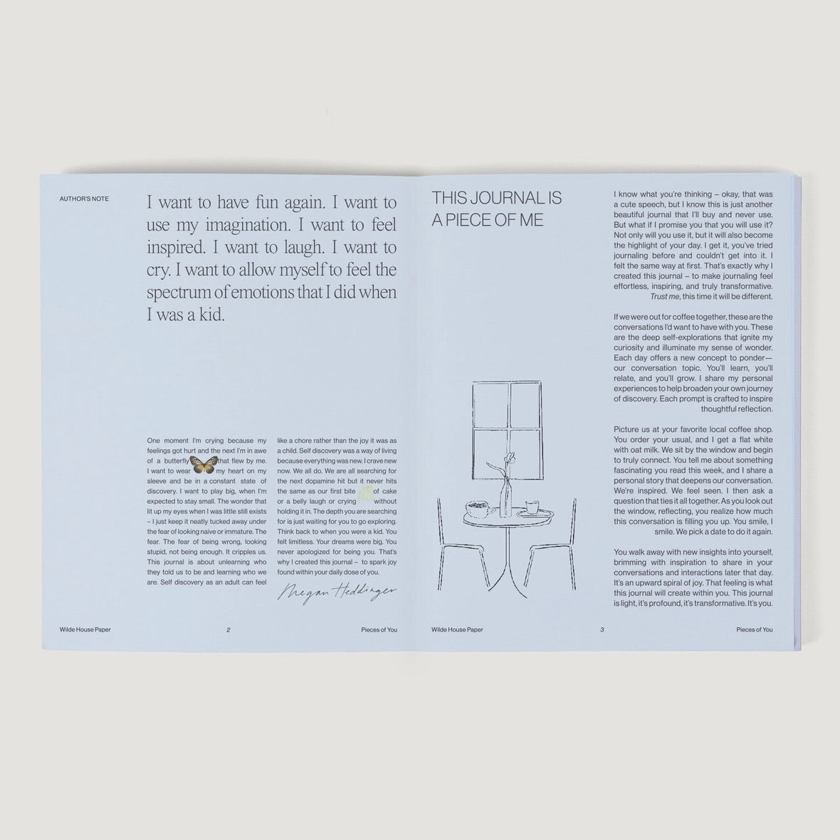 Wilde House Paper Pieces of You Journal