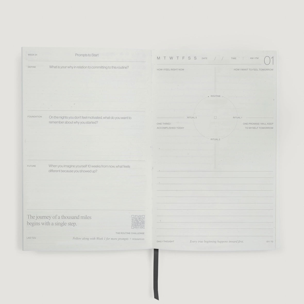 Wilde House Paper Night Routine Journal