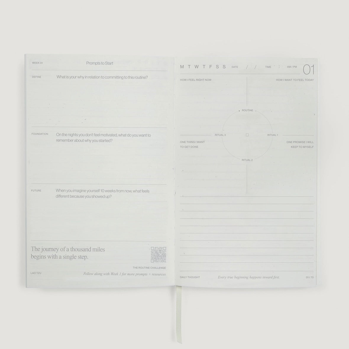 Wilde House Paper Morning Routine Journal