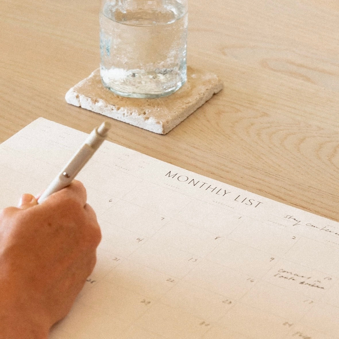 Wilde House Paper Monthly List Pad