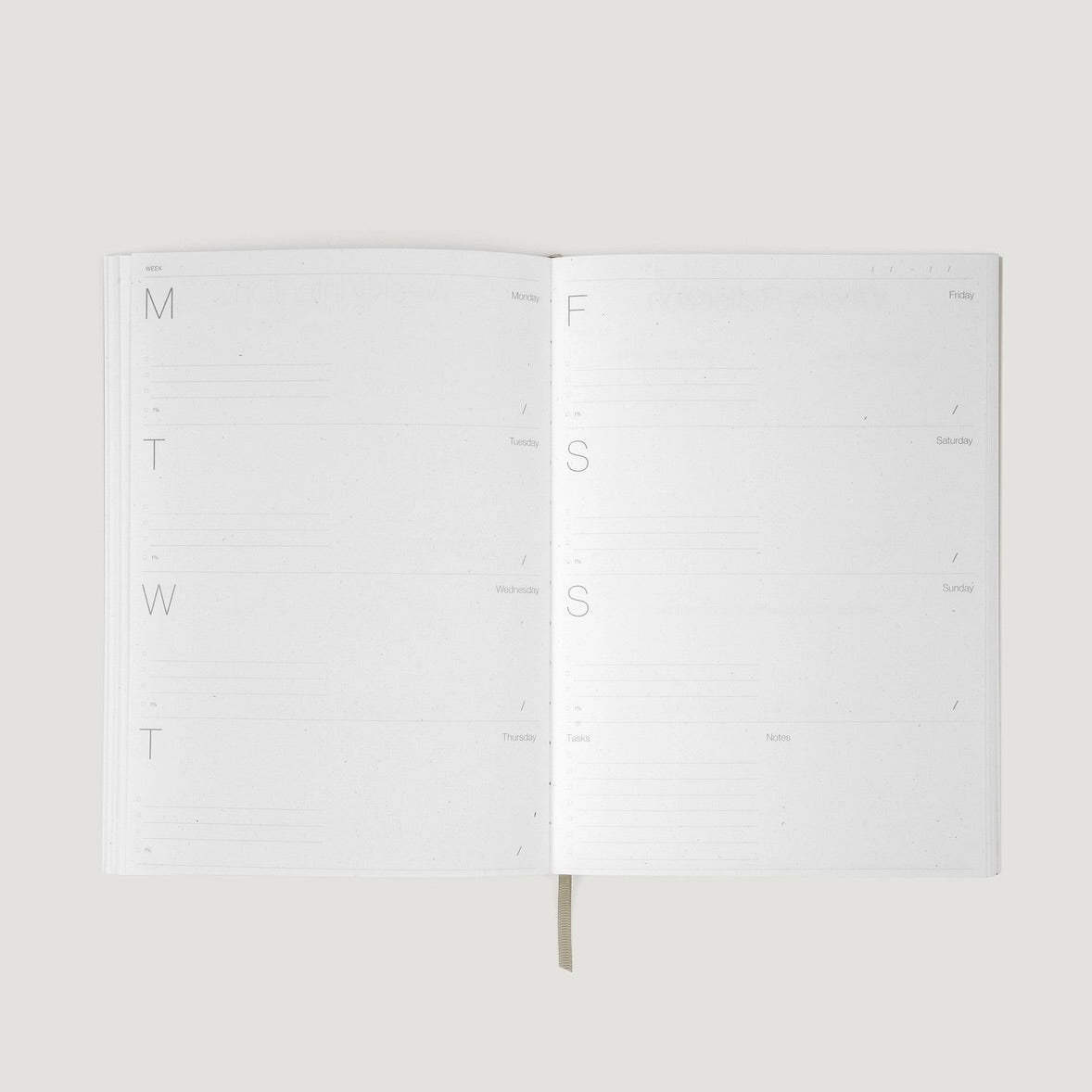 Wilde House Paper Week Planner