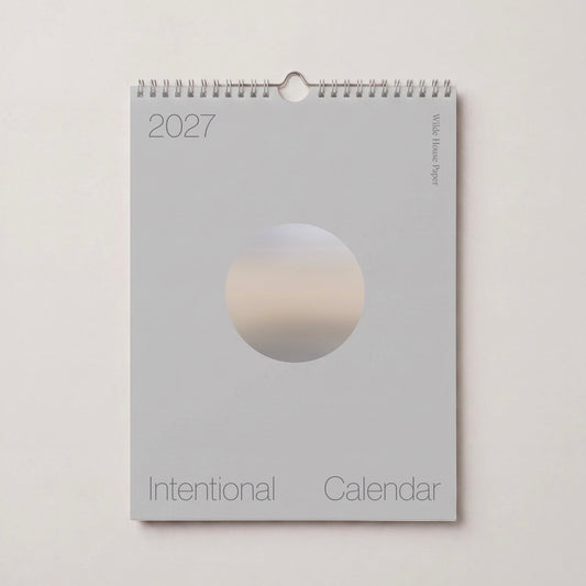 Wilde House Paper 2027 Intentional Calendar
