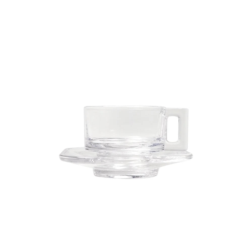 Arno Glass Espresso Cup & Saucer