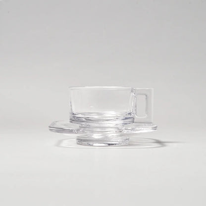 Arno Glass Espresso Cup & Saucer