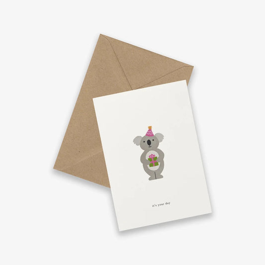 Birthday Koala Card (it's your day)