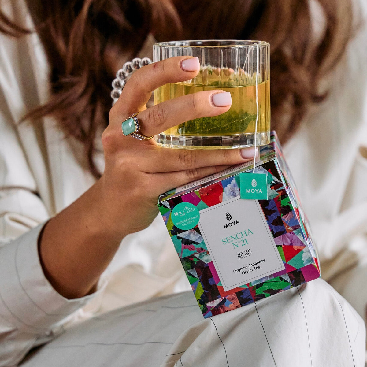Moya Sencha Organic Japanese Green Tea Bags x15