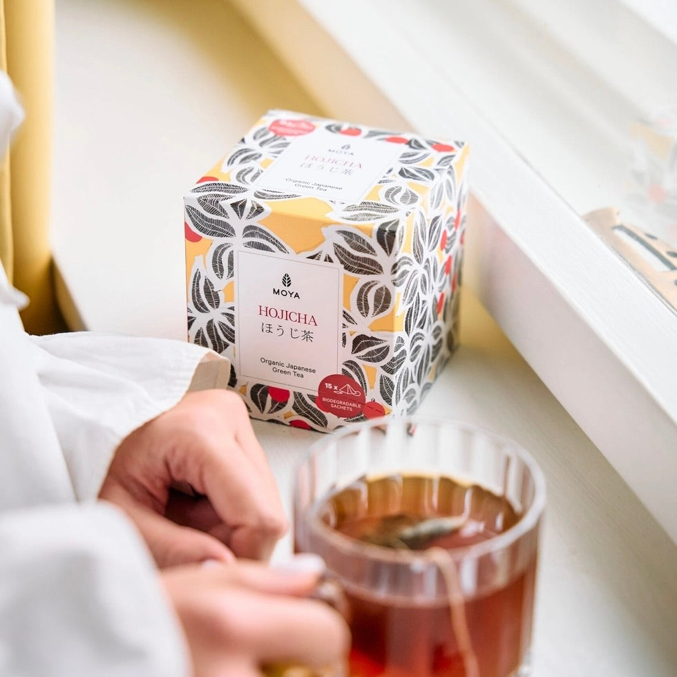 Moya Hojicha Organic Japanese Green Tea Bags x15