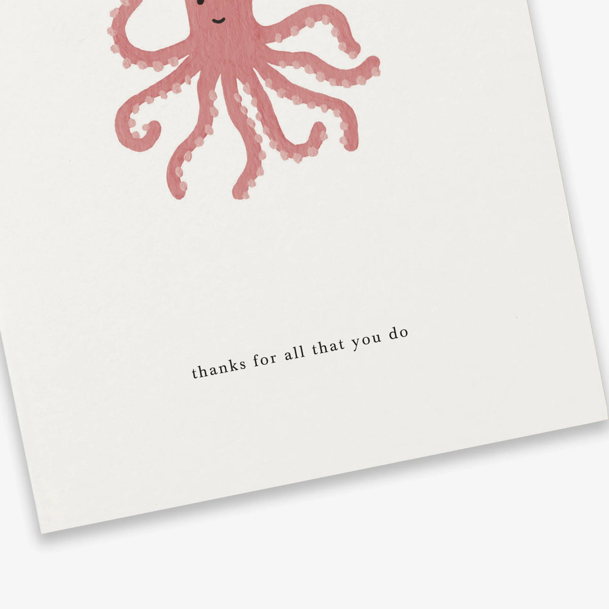 Octopus Card (thanks for all that you do)