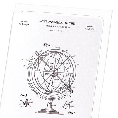Patent of Astronomical Globe (1915) Card