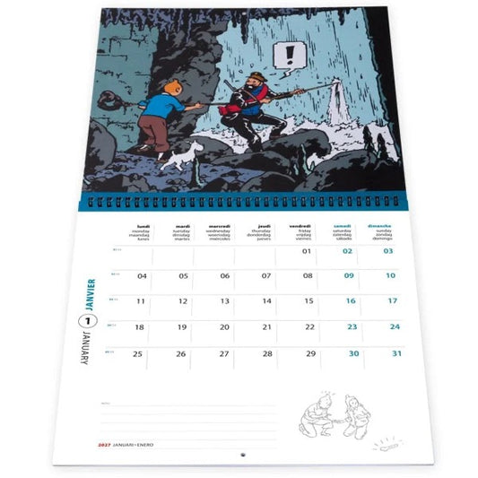 Tintin 2027 Wall Calendar