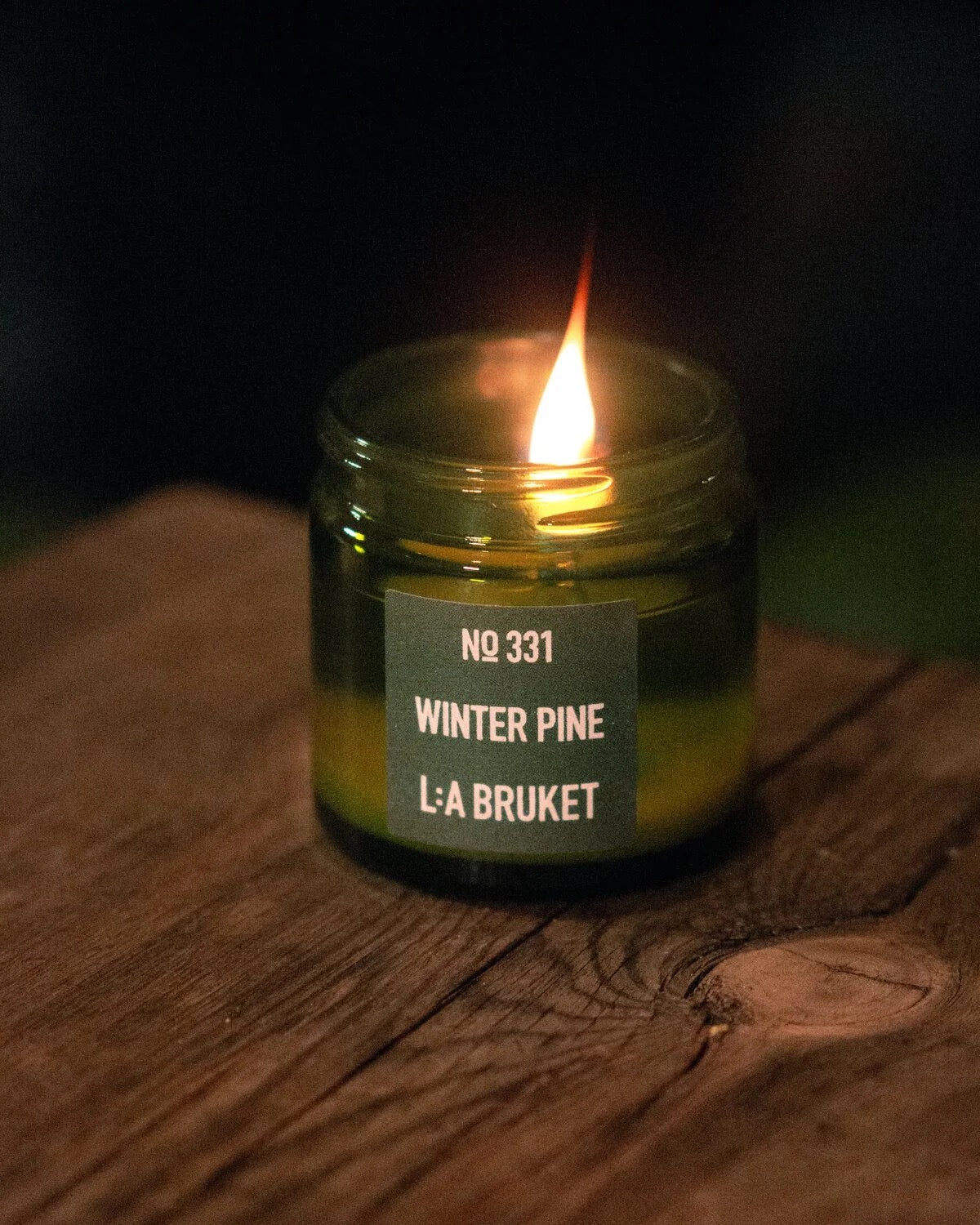 L:A BRUKET Mini Scented Candle 331 Winter Pine 50g