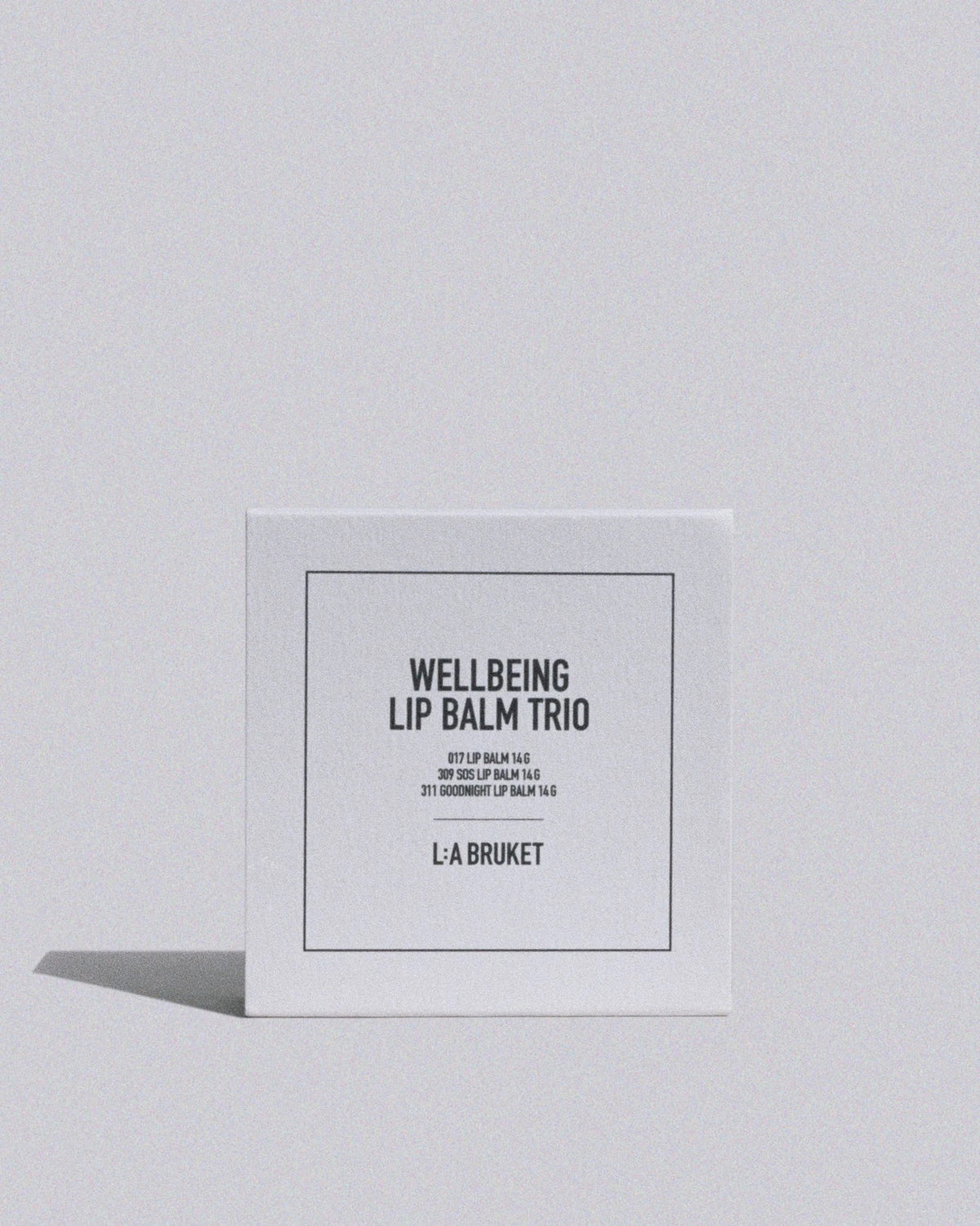 L:A BRUKET Wellbeing Lip Balm Trio