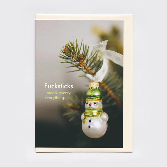 
F*cksticks Christmas Card