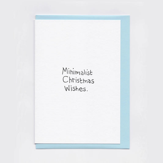
Minimalist Christmas Wishes Card