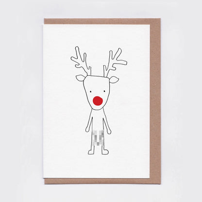 Very Rude-Olph Christmas Card