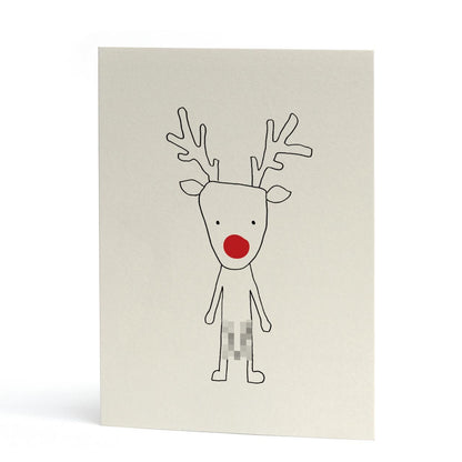 Very Rude-Olph Christmas Card