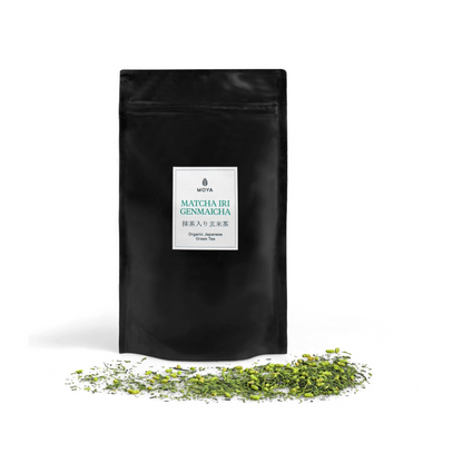 Moya Matcha Iri Genmaicha Organic Japanese Green Tea 60g