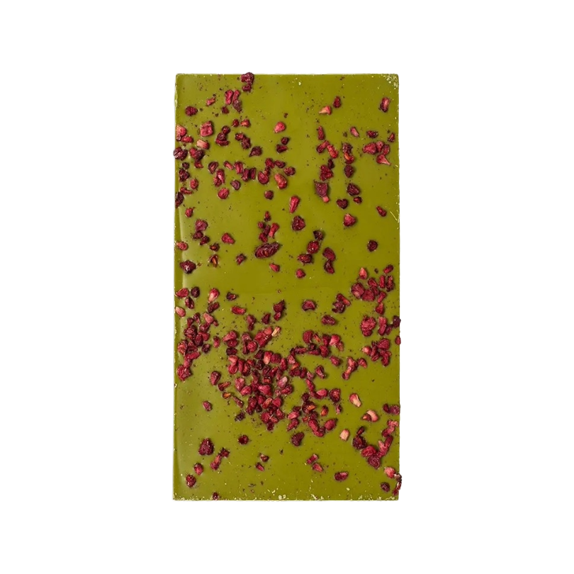 Moya Matcha Chocolate Bio with Raspberries 80g