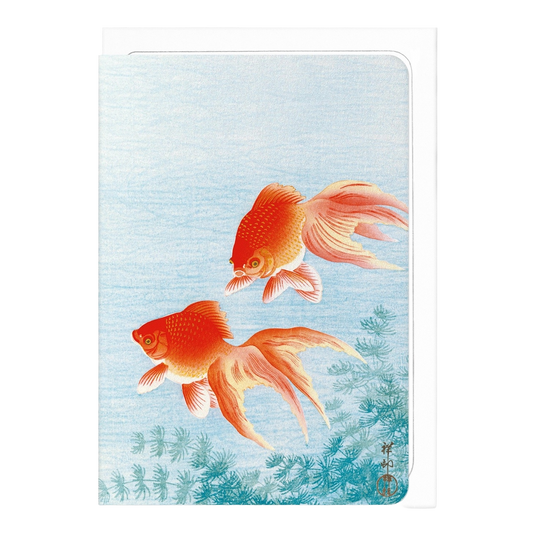 Couple of Goldfish Chinese Card